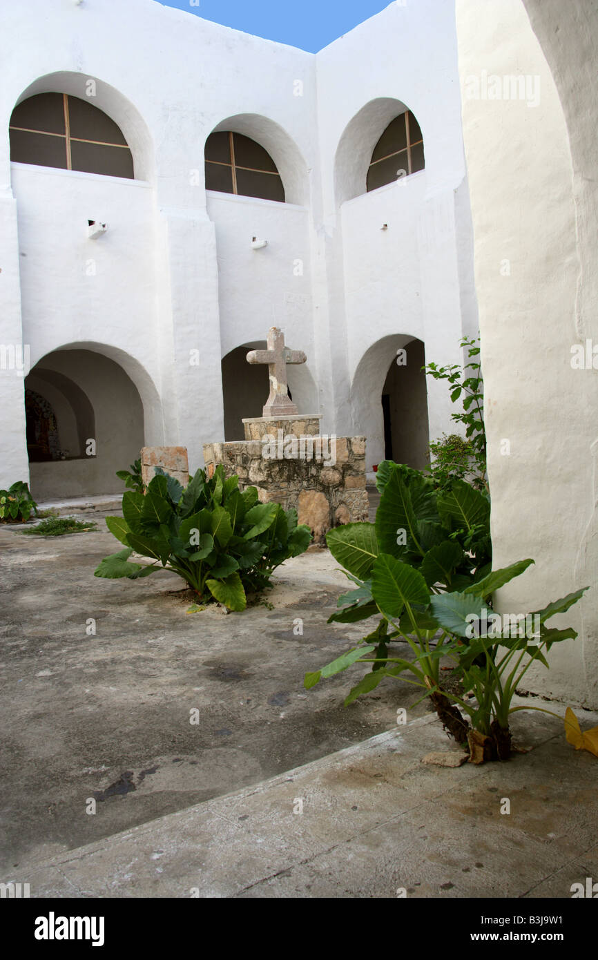 San Antonio de Padova (Convento di Sant'Antonio di Padova convento), Izamal, Penisola dello Yucatan, Messico Foto Stock