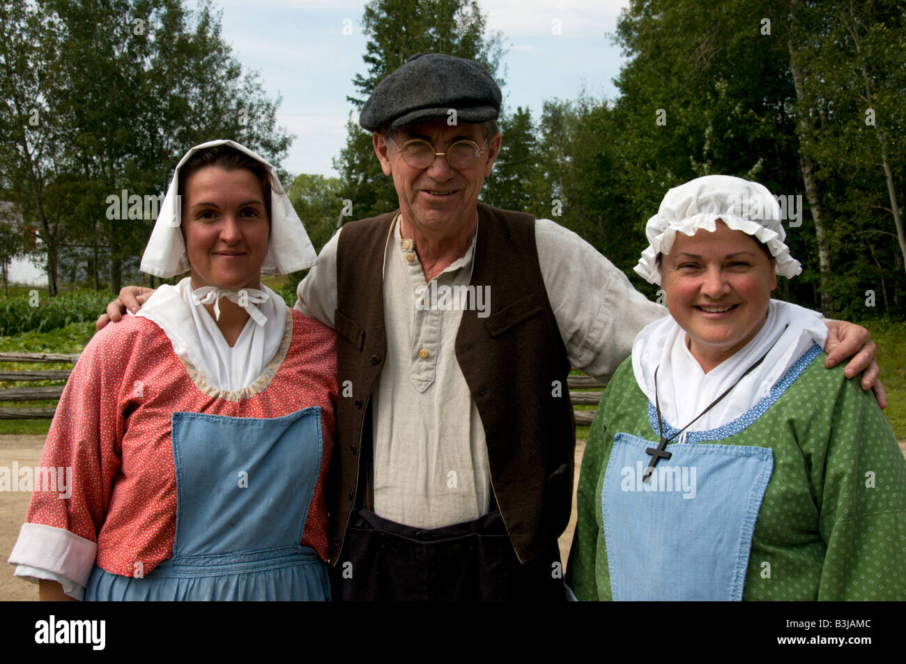 Acadian Village Caraquet New Brunswick Canada Foto Stock