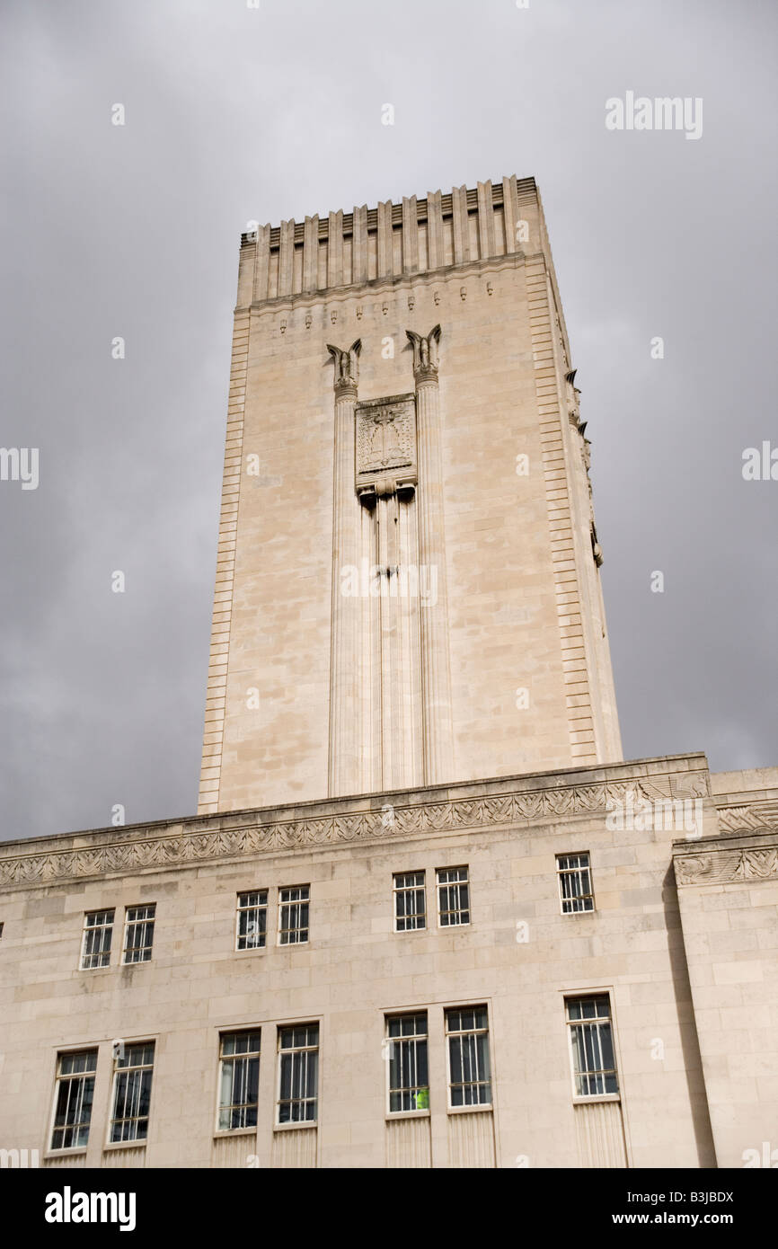 Mersey Tunnel edificio nel centro di Liverpool Foto Stock