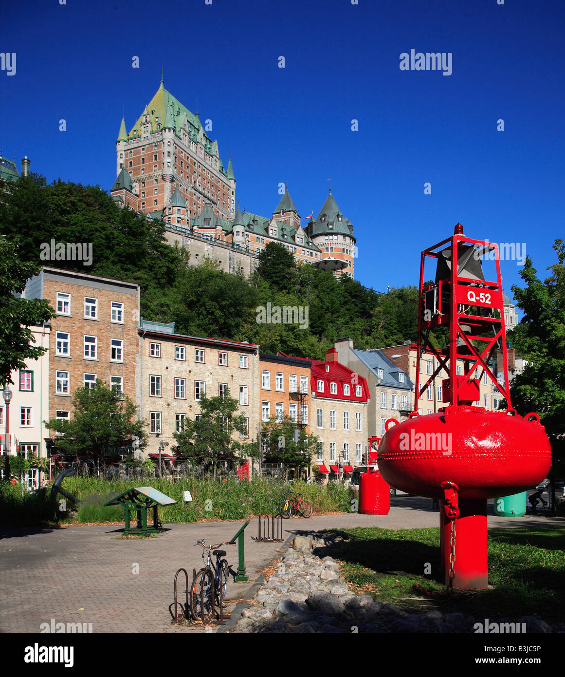 Canada Quebec Quebec City Boulevard Champlain Chateau Frontenac Foto Stock