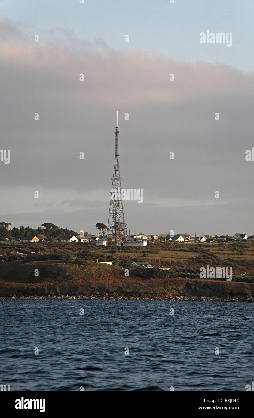 Antenna autoradio St Mary s Isole Scilly REGNO UNITO Foto Stock