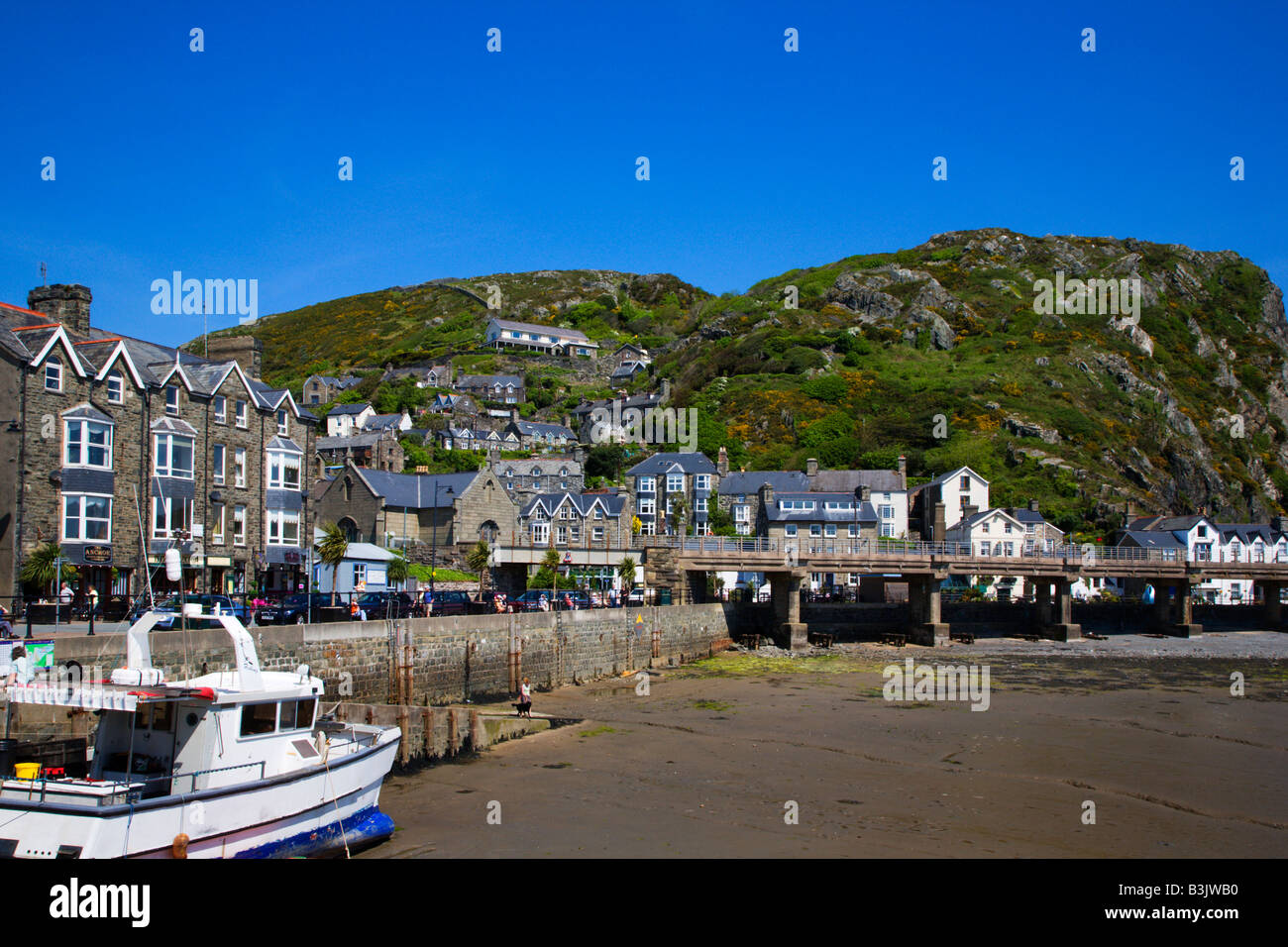 Il Quay a Blaenau Ffestiniog Snowdonia nel Galles Foto Stock