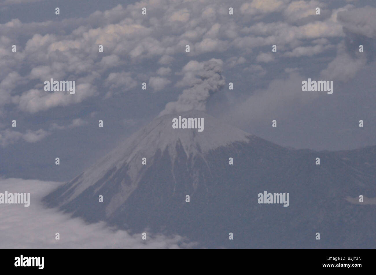 Uno di indonesia il vulcano attivo , kelut in east java , Indonesia Foto Stock