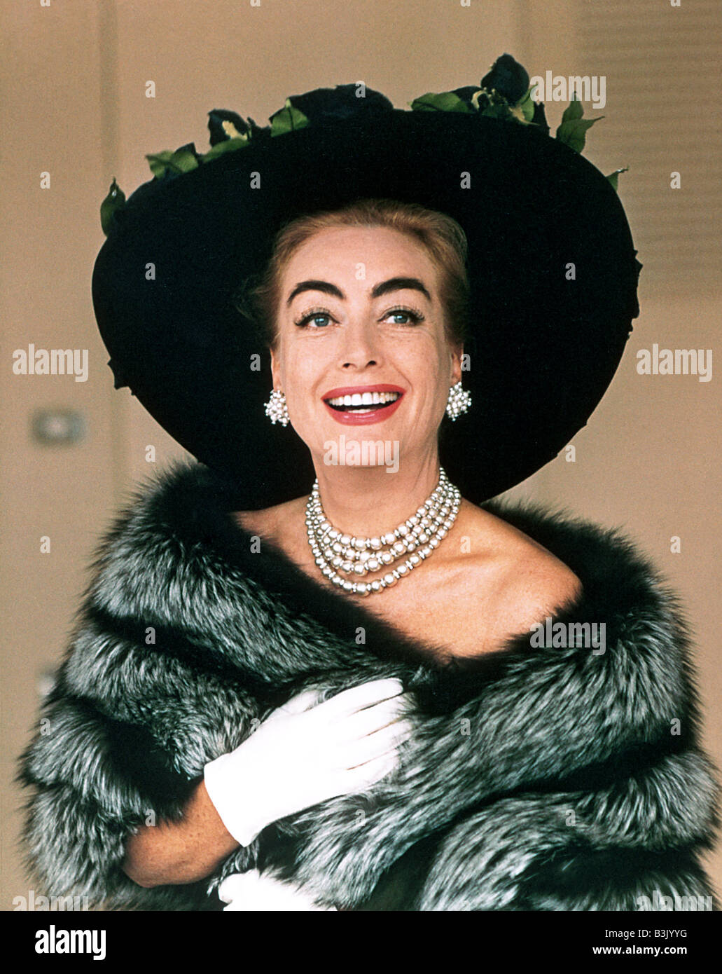 JOAN CRAWFORD pellicola US attrice circa 1960 Foto Stock