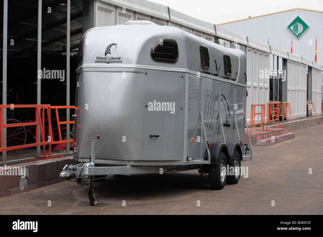 Rimorchio del cavallo Foto Stock
