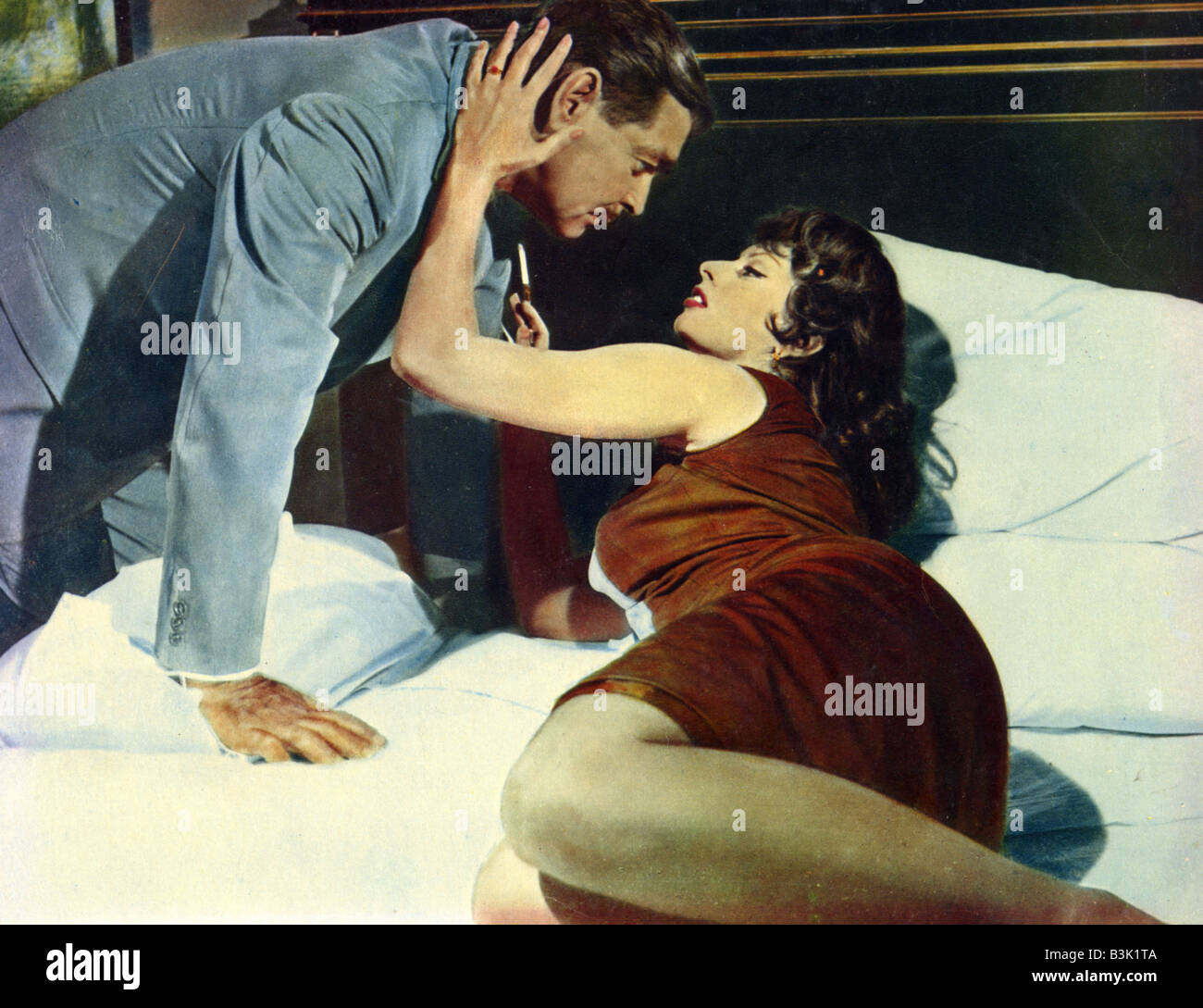 Si è cominciato a Napoli 1960 Paramount film con Clark Gable e Sophia Loren Foto Stock