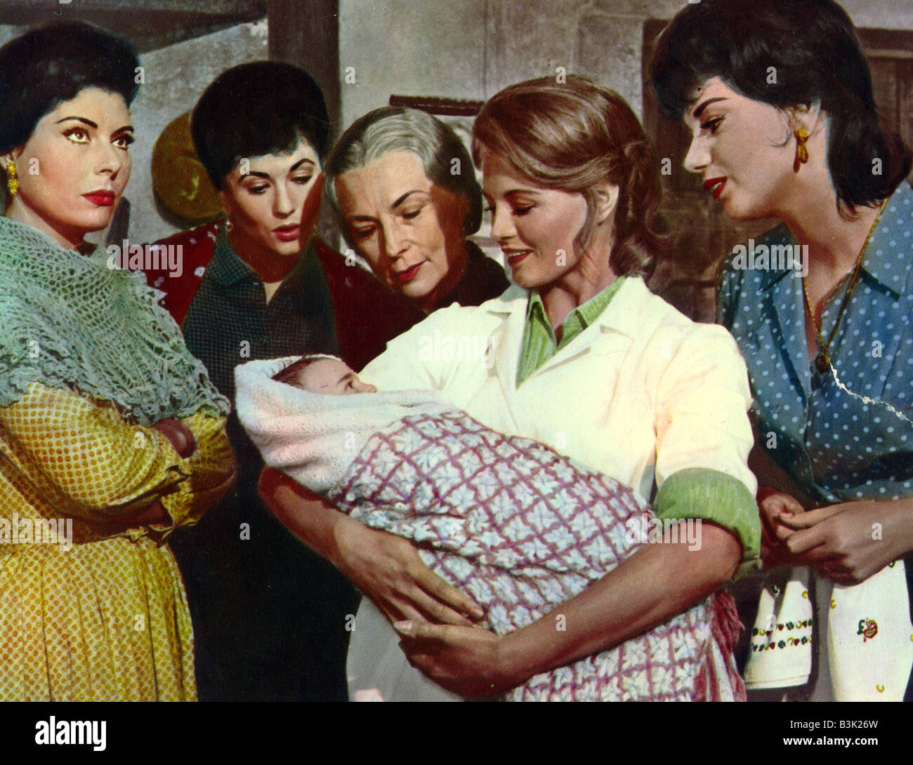 JESSICA 1962 UA film con Angie Dickinson tenendo il bambino Foto Stock