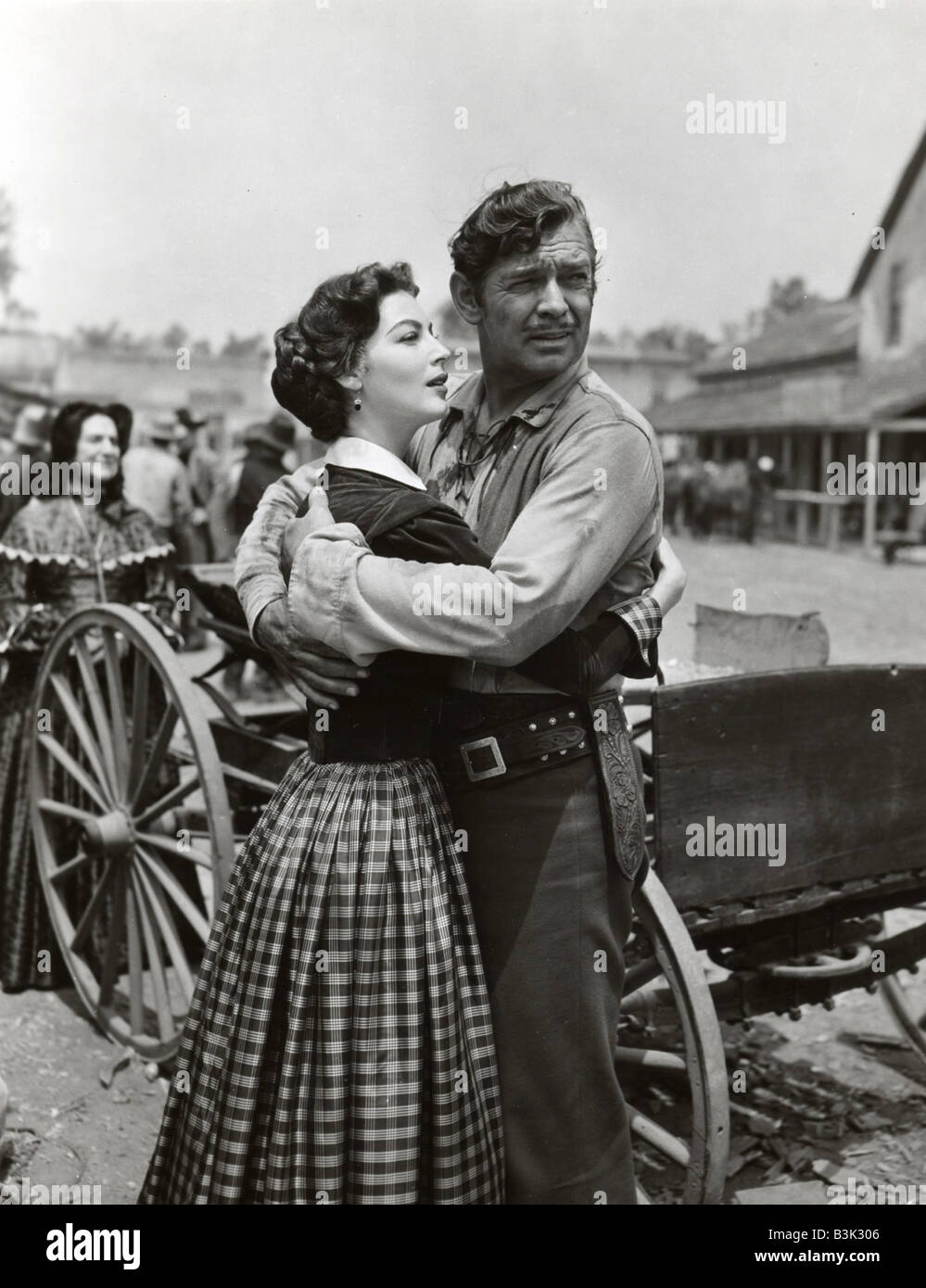 LONE STAR 1952 MGM film con Clark Gable e Ava Gardner Foto Stock