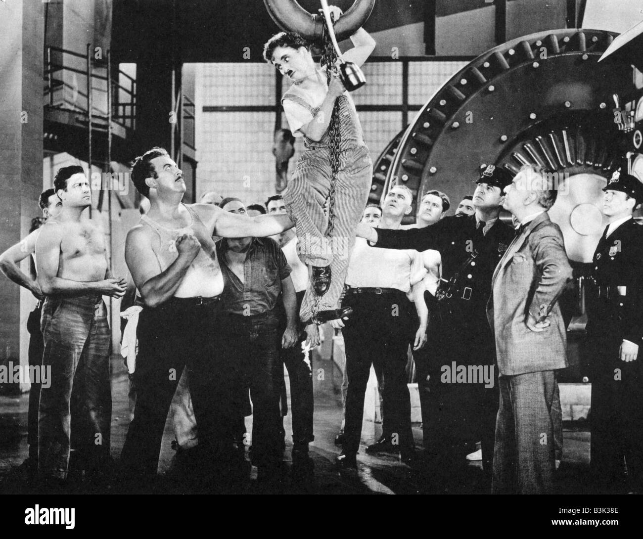 I TEMPI MODERNI 1936 film con Charles Chaplin Foto Stock
