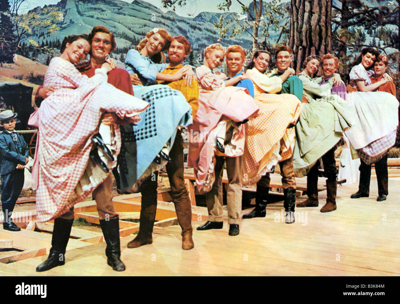 Sette Spose per Sette Fratelli 1954 film MGM musical Foto Stock