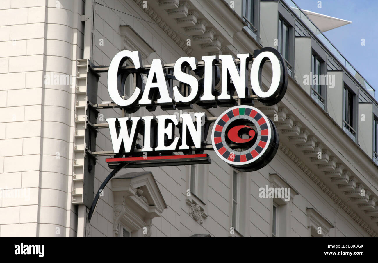 Casino segno di Vienna, Vienna, Austria Foto Stock