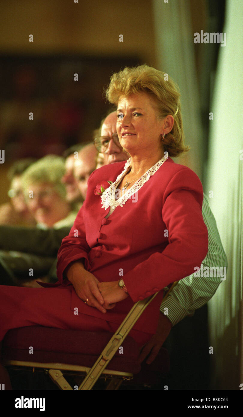 Partito Laburista conferenza annuale 1990 Glenys Kinnock Foto Stock