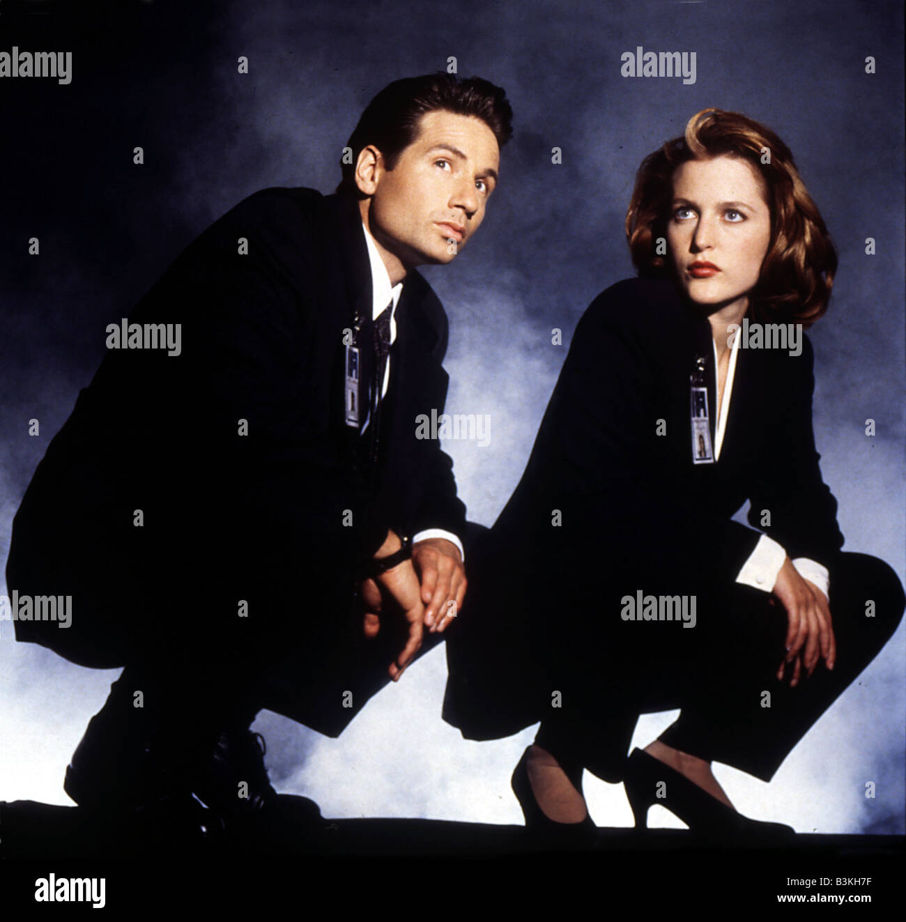 X FILES NOI TV serie 1993 a 2002 con David Duchovny e Gillian Anderson Foto Stock
