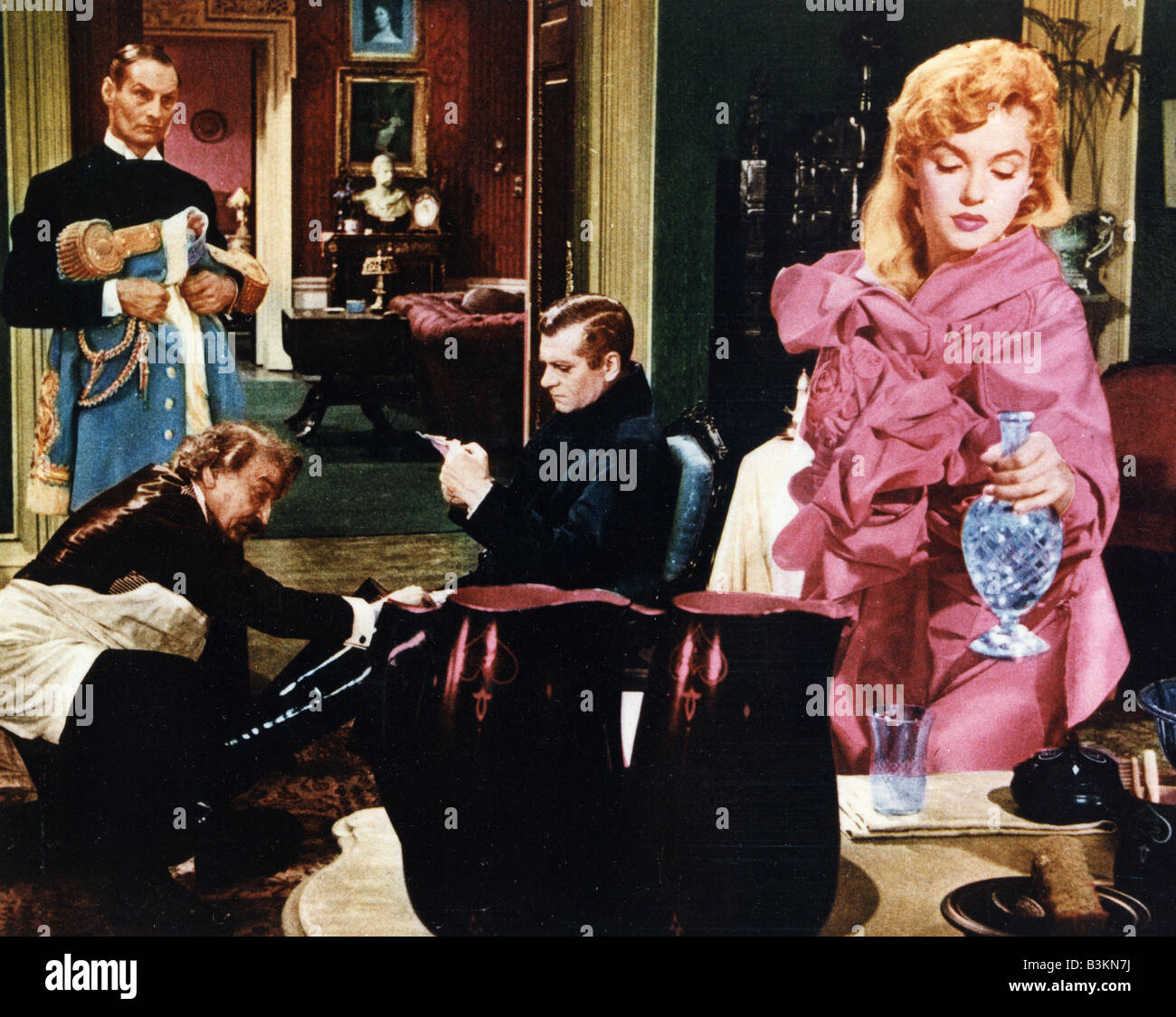 Il principe e la SHOWGIRL 1957 Warner film con Laurence Olivier e Marilyn Monroe Foto Stock