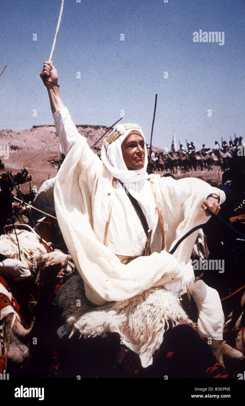 LAWRENCE D'ARABIA 1962 Columbia/Horizon film con Peter O'Toole Foto Stock