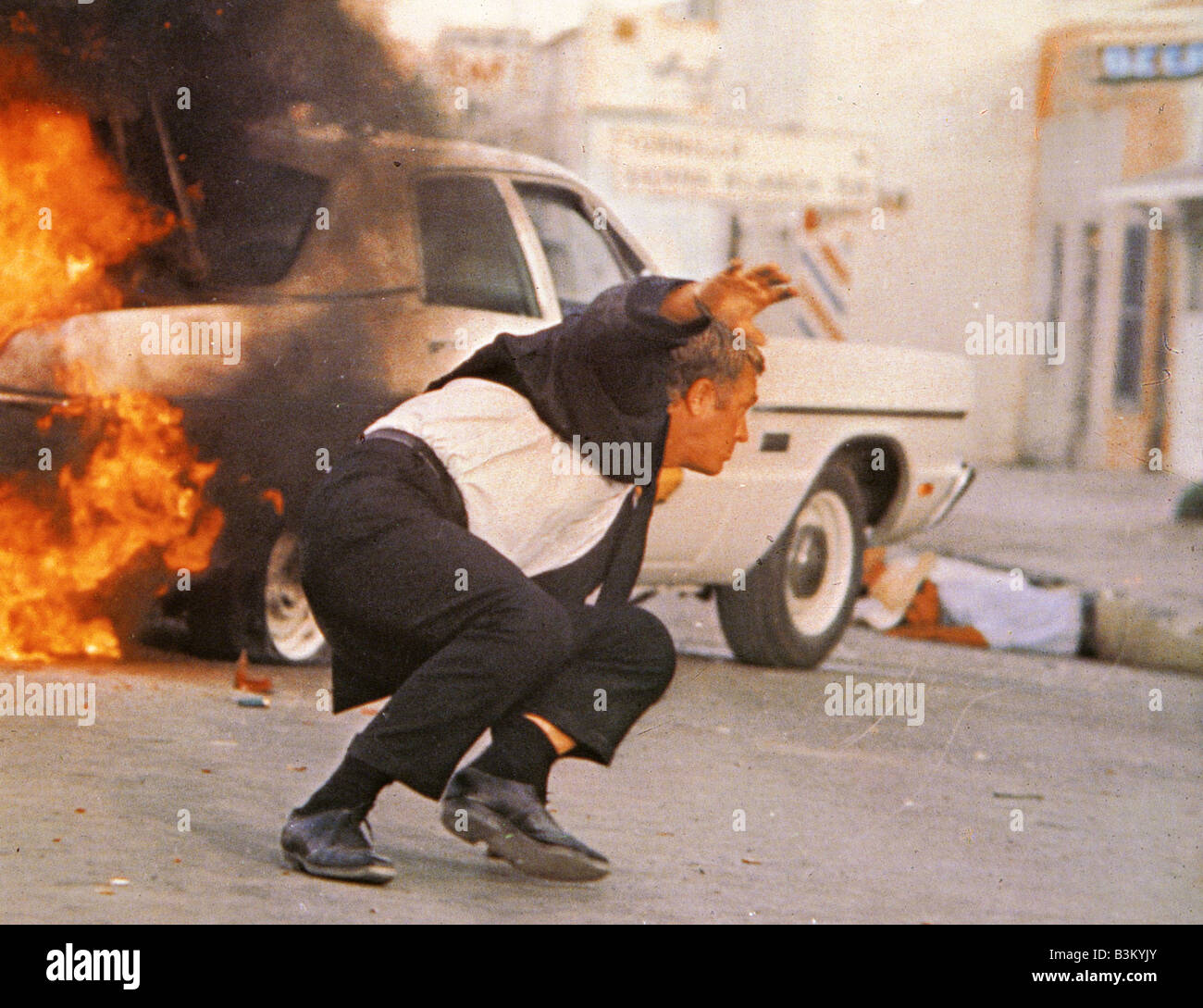 THE GETAWAY 1972 solare/primi artisti film con Steve McQueen Foto Stock