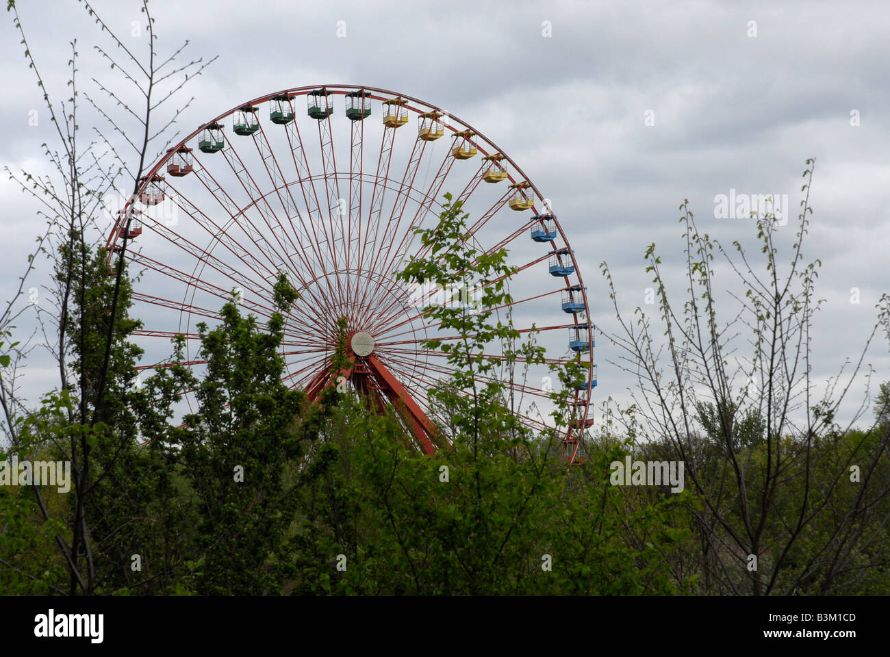 Spreepark Planterwald abbandonato theme park Berlino Germania Foto Stock