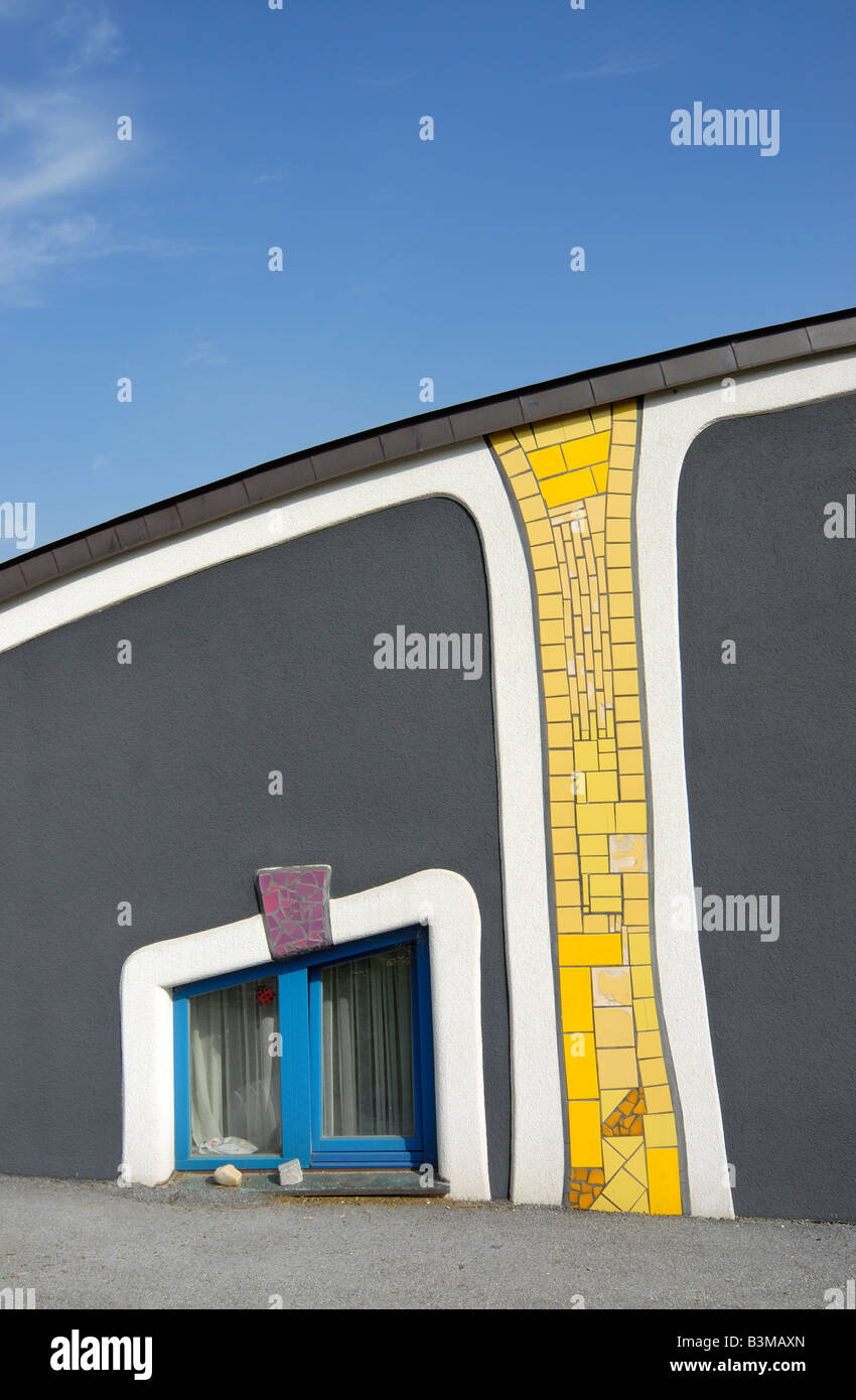 Il Rogner Spa Termale e Hotel progettato da Friedensreich Hundertwasser di Bad Blumau Austria Foto Stock
