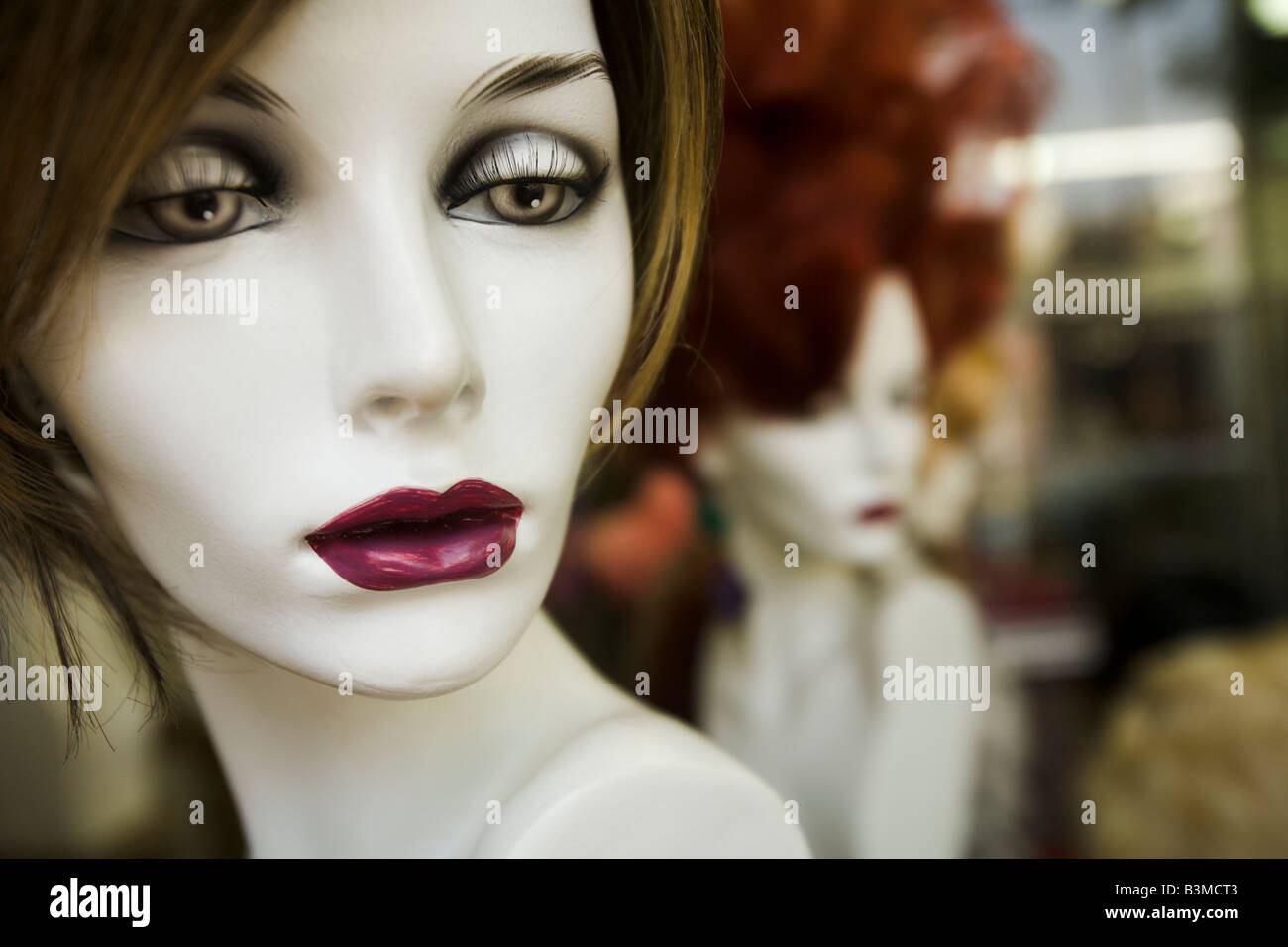 Parrucca shop Hollywood Boulevard Hollywood Los Angeles California Stati Uniti d'America Foto Stock