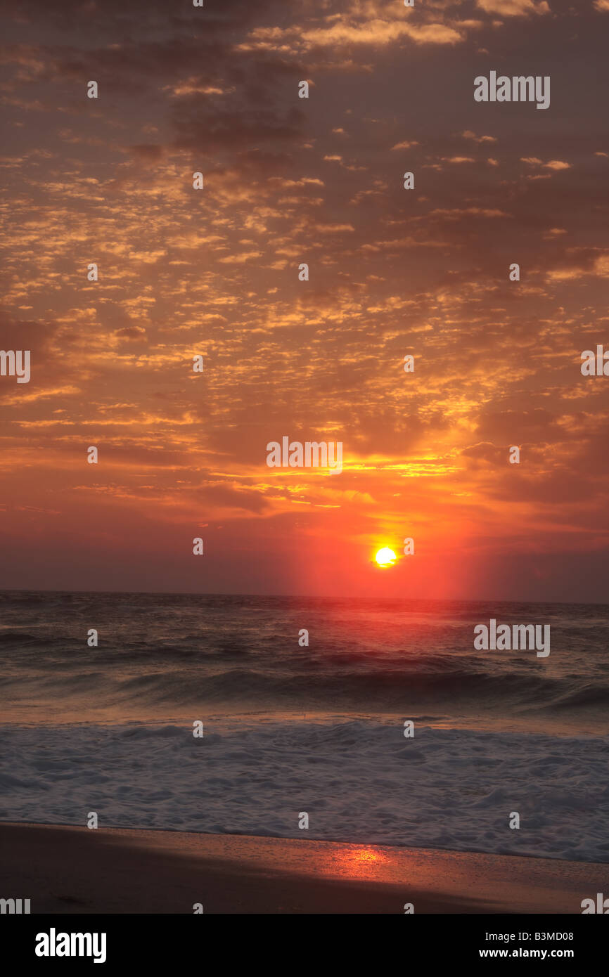 Sunrise, Outer Banks, North Carolina, STATI UNITI D'AMERICA Foto Stock