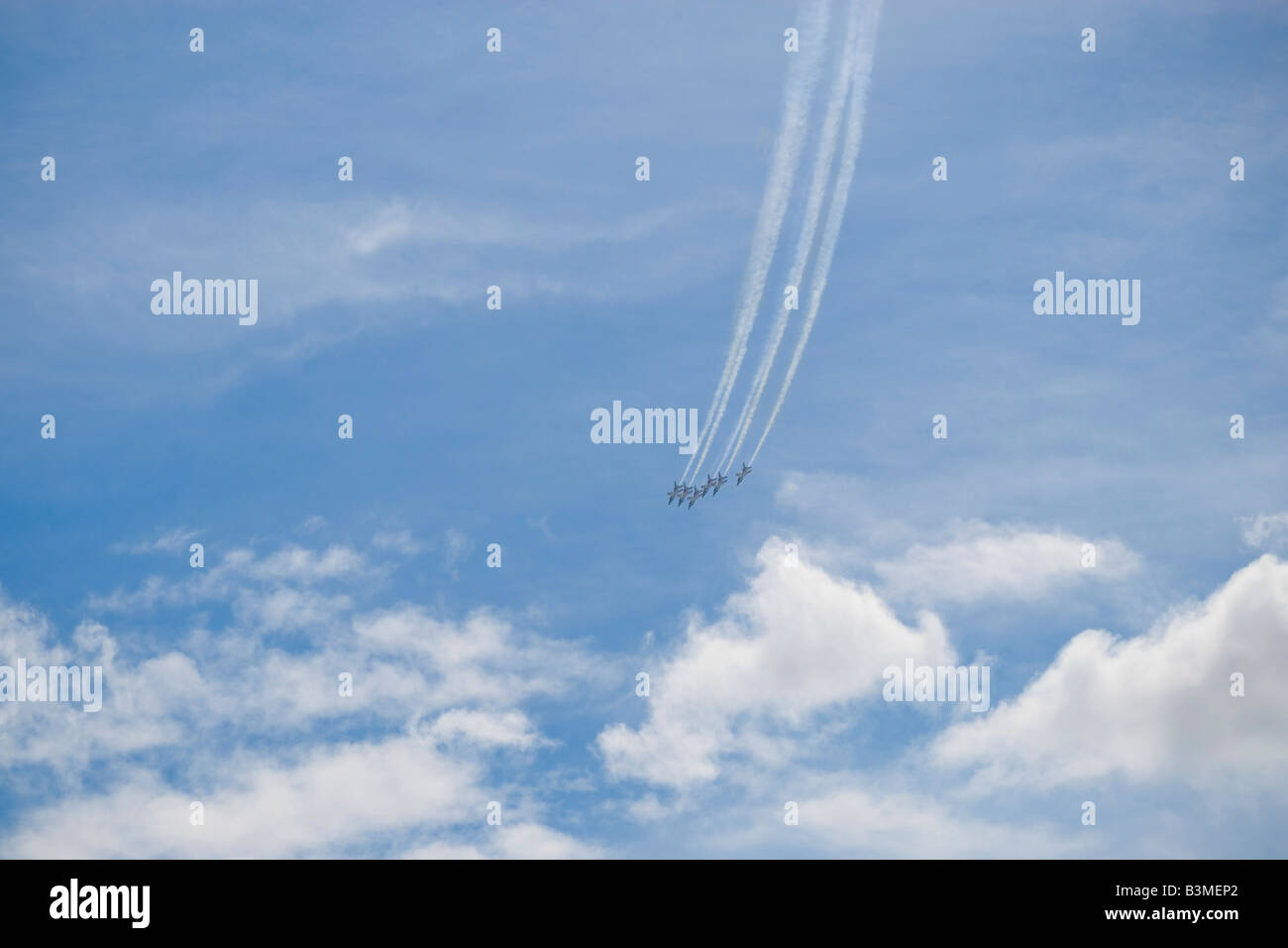 La US Air Force Thunderbirds aria squadrone dimostrativo volare in formazione oltre il 2008 Abbotsford Airshow internazionale Foto Stock La US Air Force Thunderbirds aria squadrone dimostrativo volare in formazione oltre il 2008 Abbotsford Airshow internazionale Foto Stock