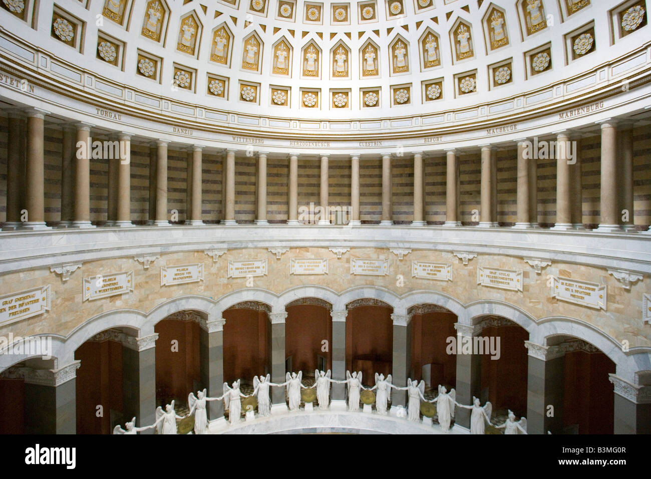 Deutschland, Bayern, Befreiungshalle bei Kehlheim, in Germania, in Baviera, Hall di liberazione a Kehlheim Foto Stock