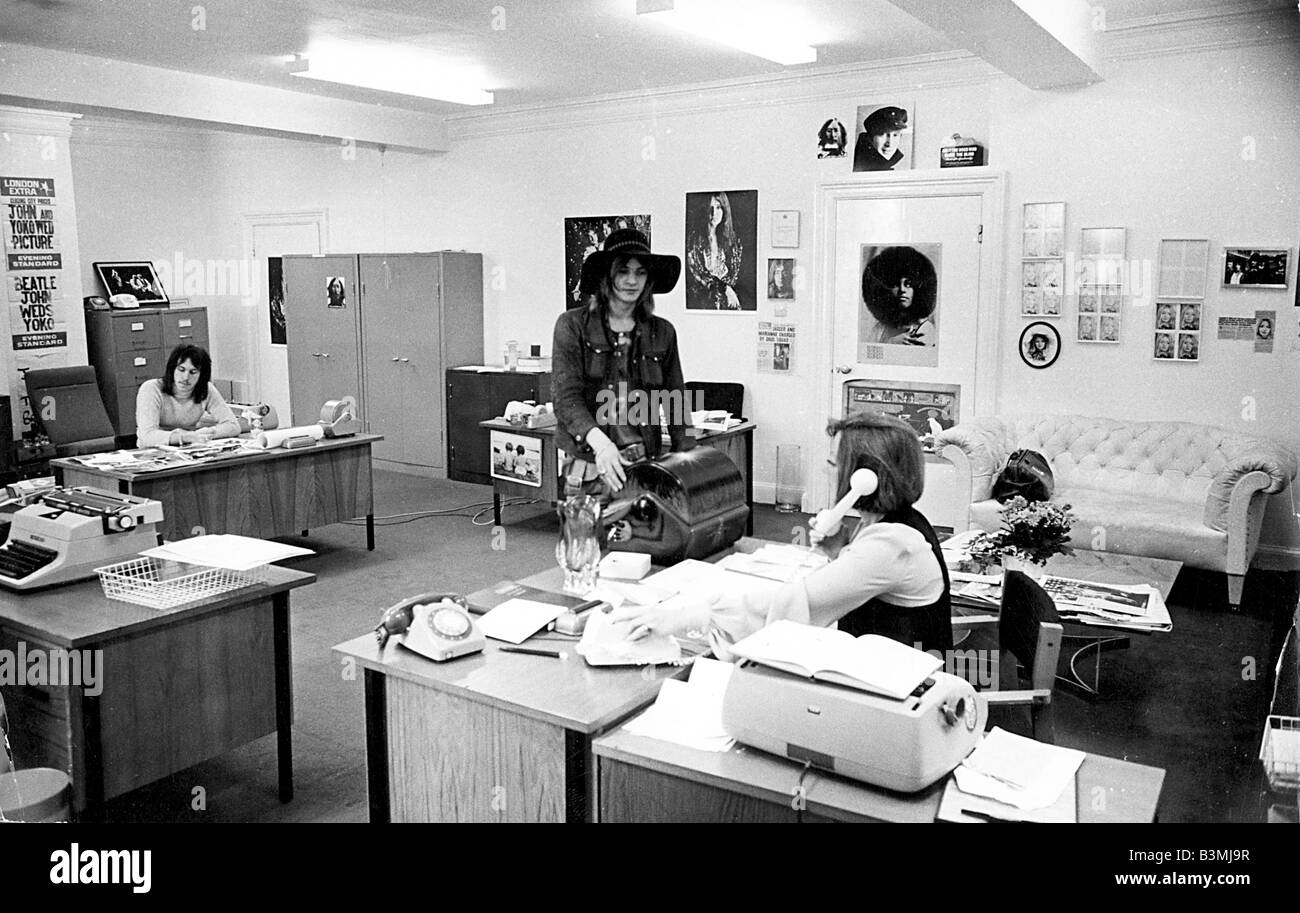 Gli uffici di Apple a Londra il Saville Row nel 1966 Foto Stock