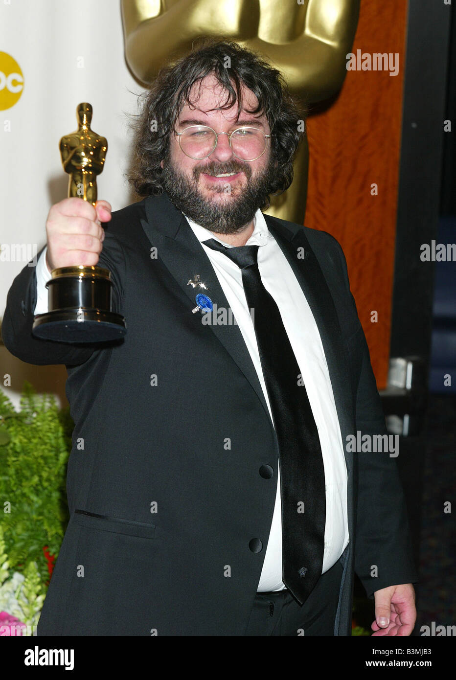 PETER JACKSON 2003 vincitore di Oscar di miglior regista per il Signore degli Anelli: Il Ritorno del Re Foto Stock