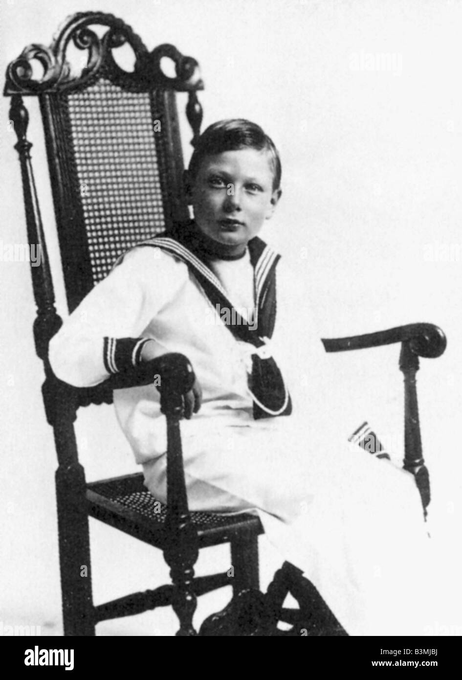 Il principe Giovanni figlio più giovane del re Giorgio V e la regina Mary. Nato nel 1905 ha sofferto di epilessia e morì nel 1919 Foto Stock