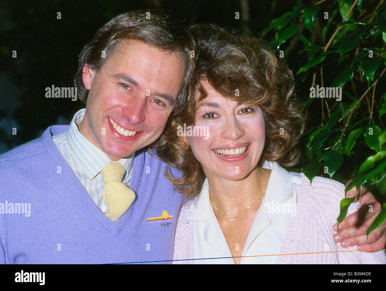 Nick Owen e Nanette Newman Novembre 1994 Foto Stock