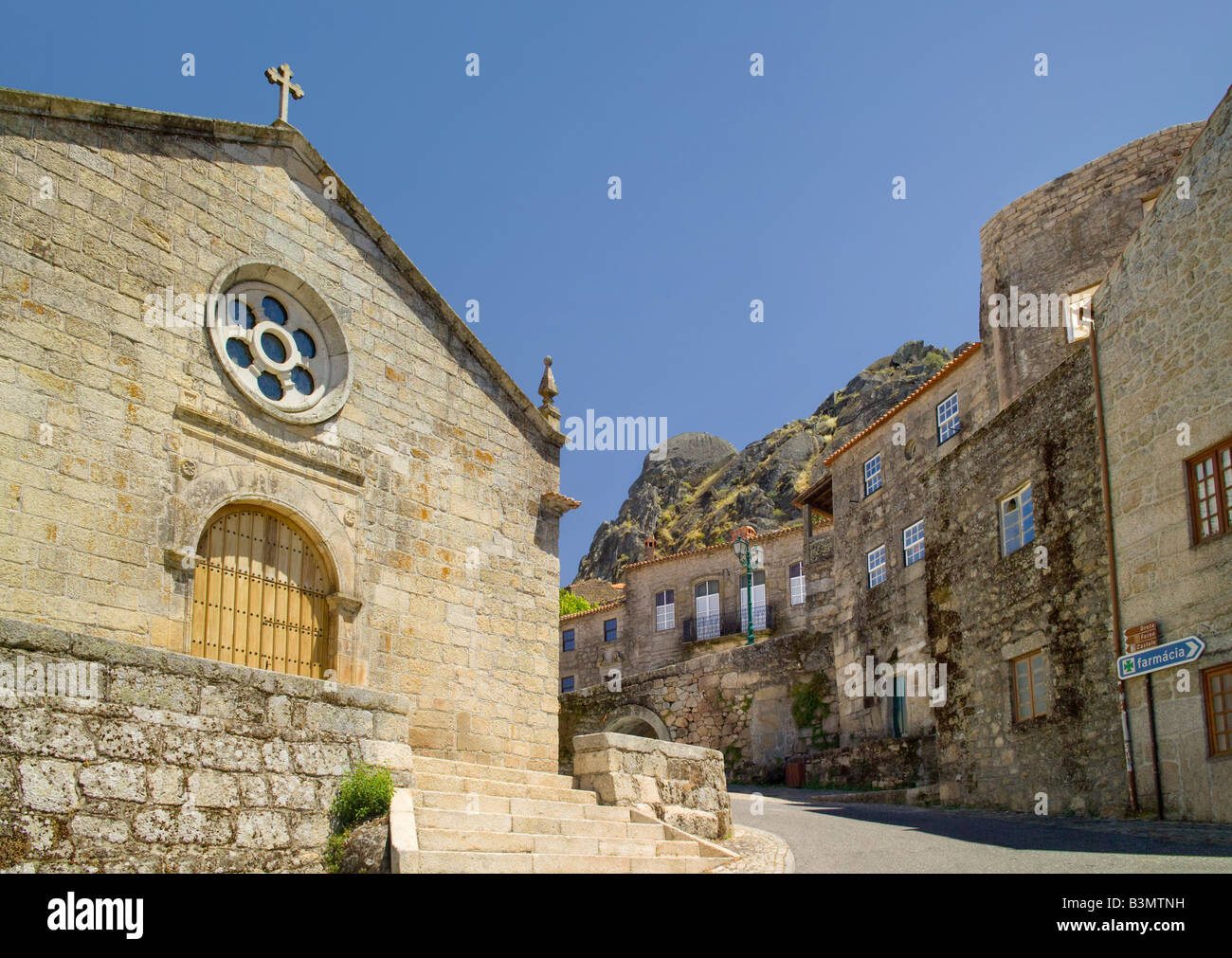 Il Portogallo Beira baixa Portogallo centrale distretto di Castelo Branco Monsanto scene di strada Foto Stock