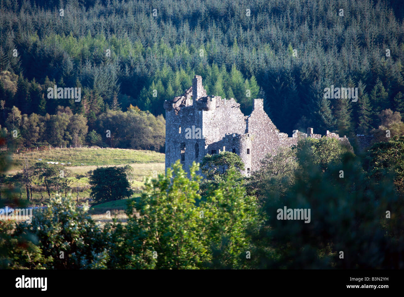 Castello di Kilchurn Foto Stock