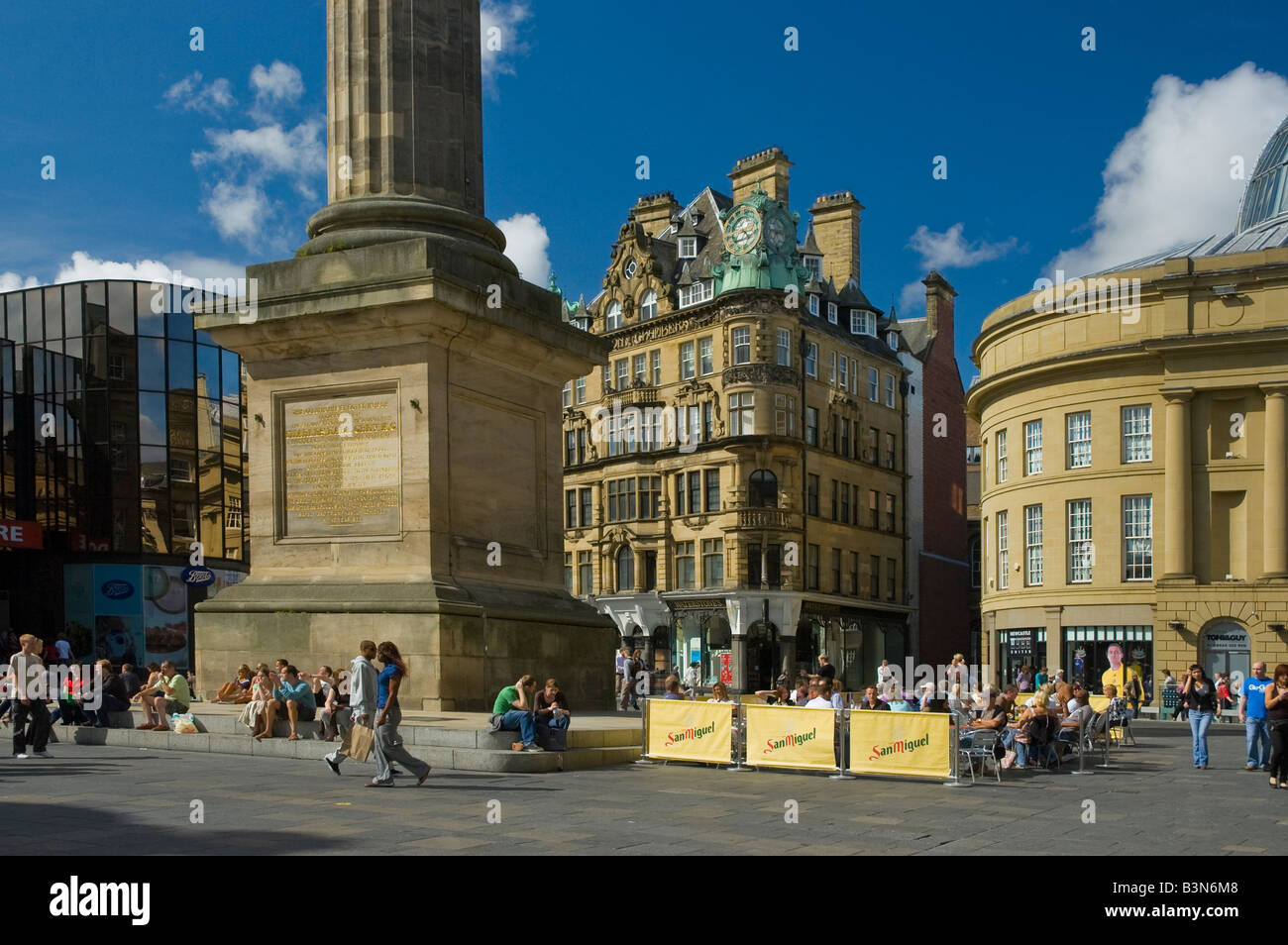 Gray's monumento, Newcastle, Tyne and Wear, Inghilterra. Foto Stock