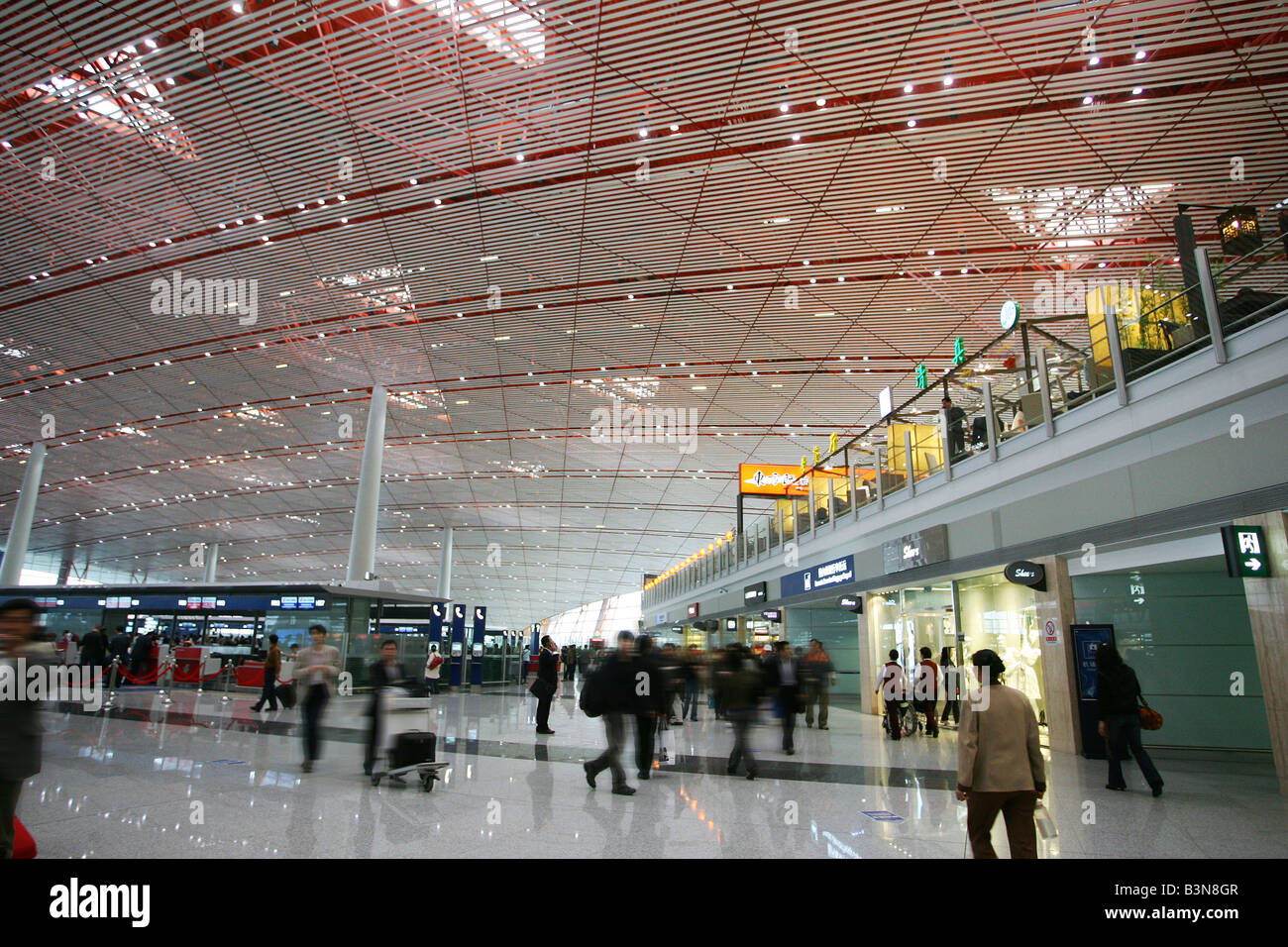 T3 aeroporto di nuova costruzione,Beijing, Cina Foto Stock