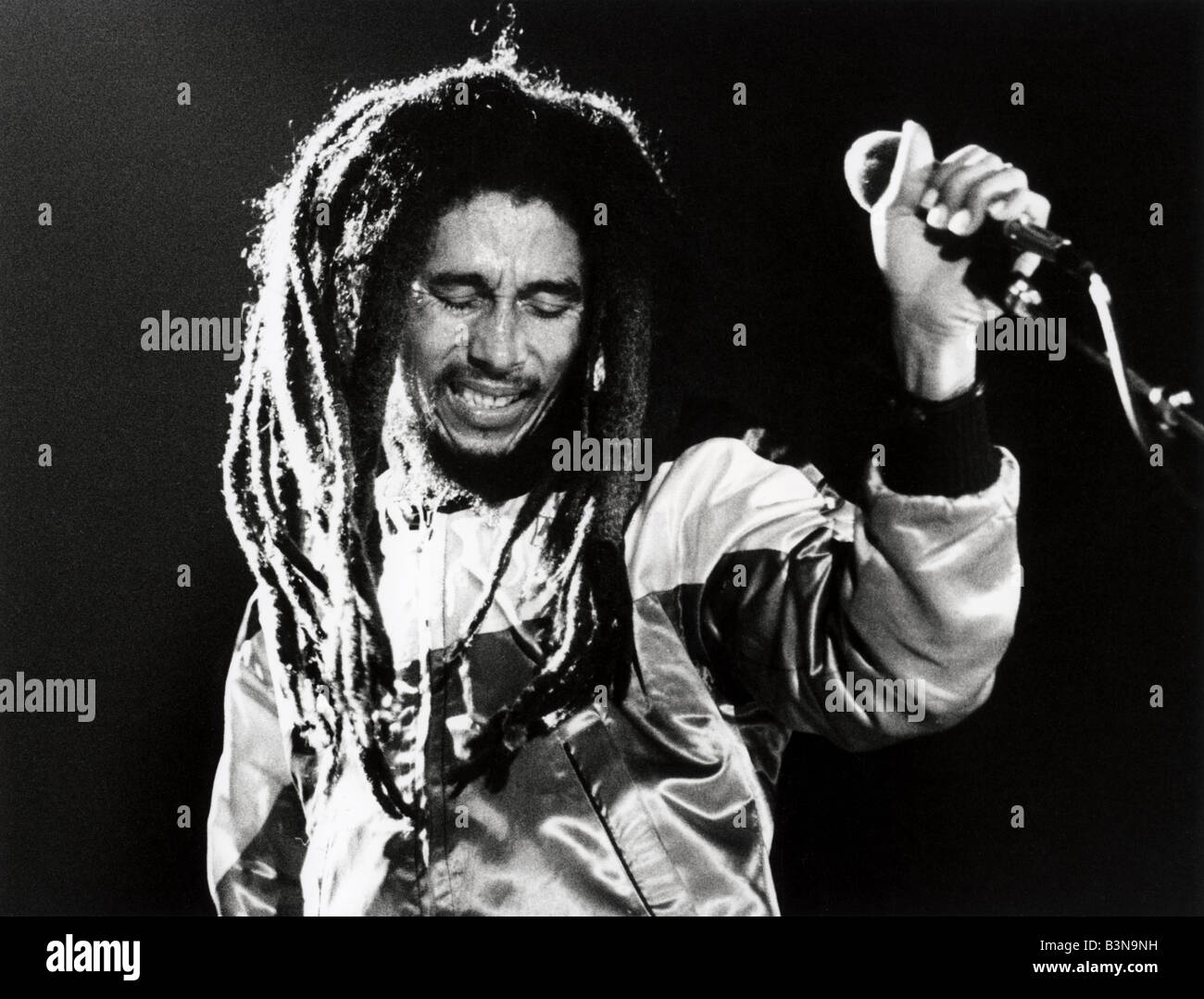 BOB MARLEY (1945-1981) musicista giamaicano reggae nel 1978 Foto Stock
