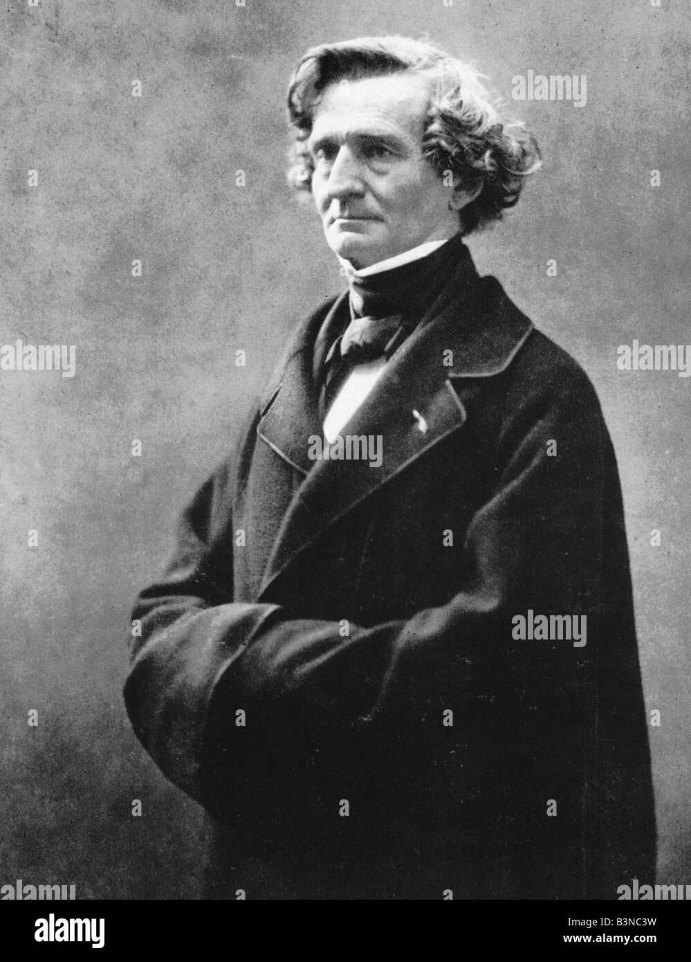 HECTOR BERLIOZ compositore francese 1803 1869 visto qui circa 1860 Foto Stock