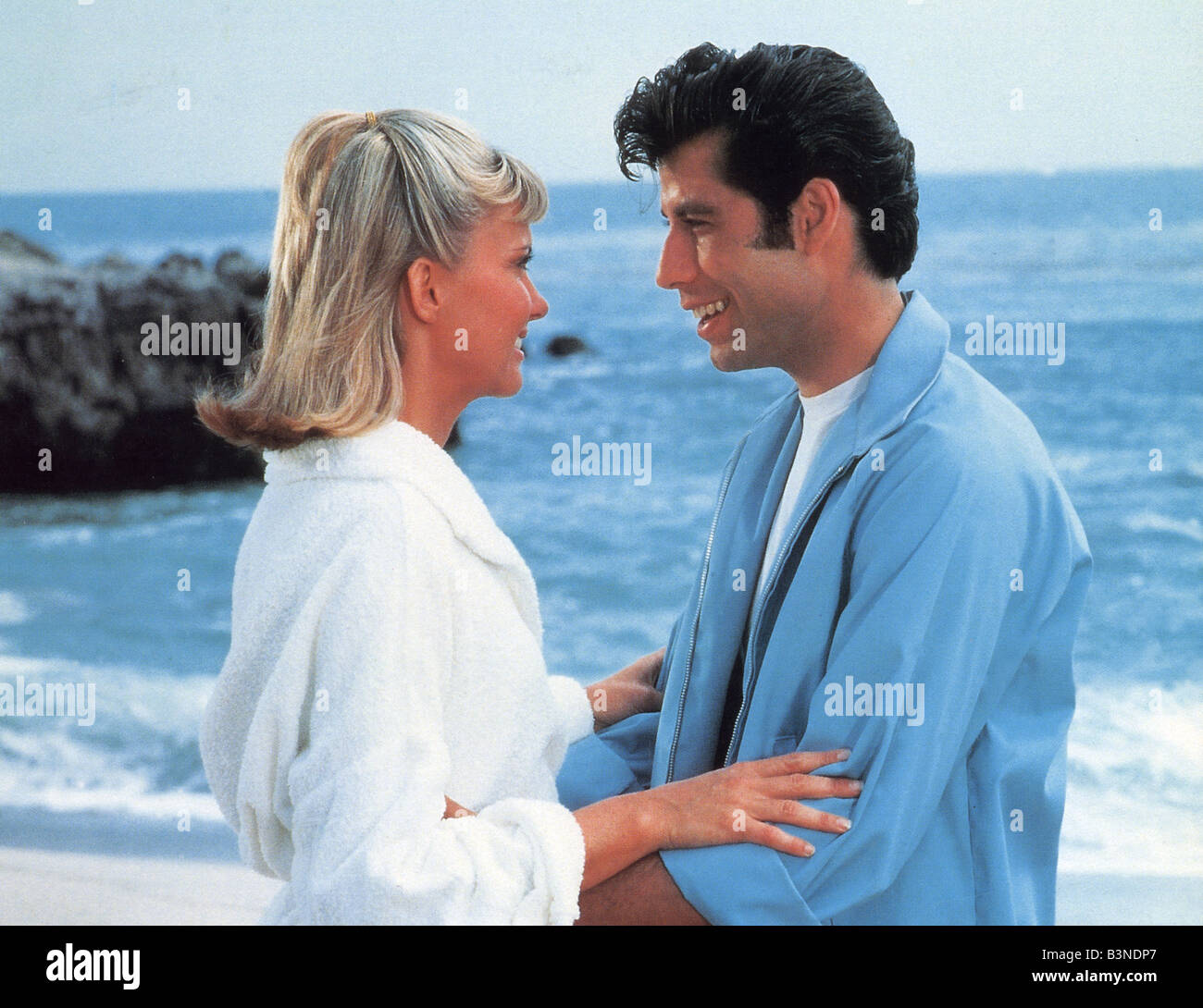 Grasso 1978 Paramount/Robert Stigwood film con Olivia Newton-John e John Travolta Foto Stock