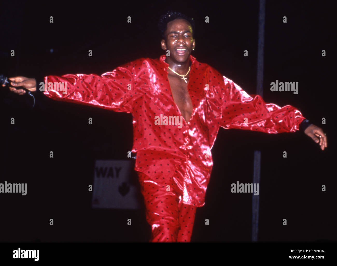 BOBBY BROWN US cantante Soul Foto Stock