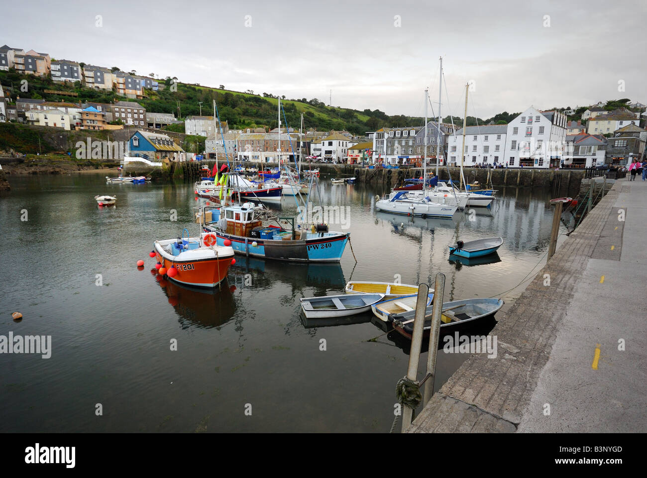 Porto Mevagissey,Cornwall Regno Unito Foto Stock
