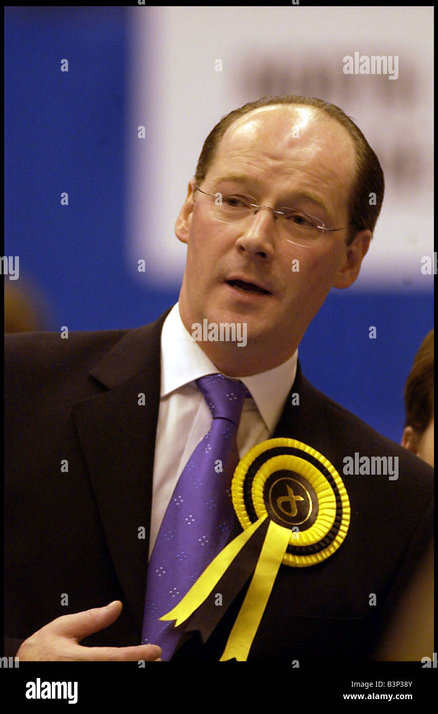 John Swinney SNP leader può vincere 2003 come MSP per Tayside nord stasera in Perth Foto Stock