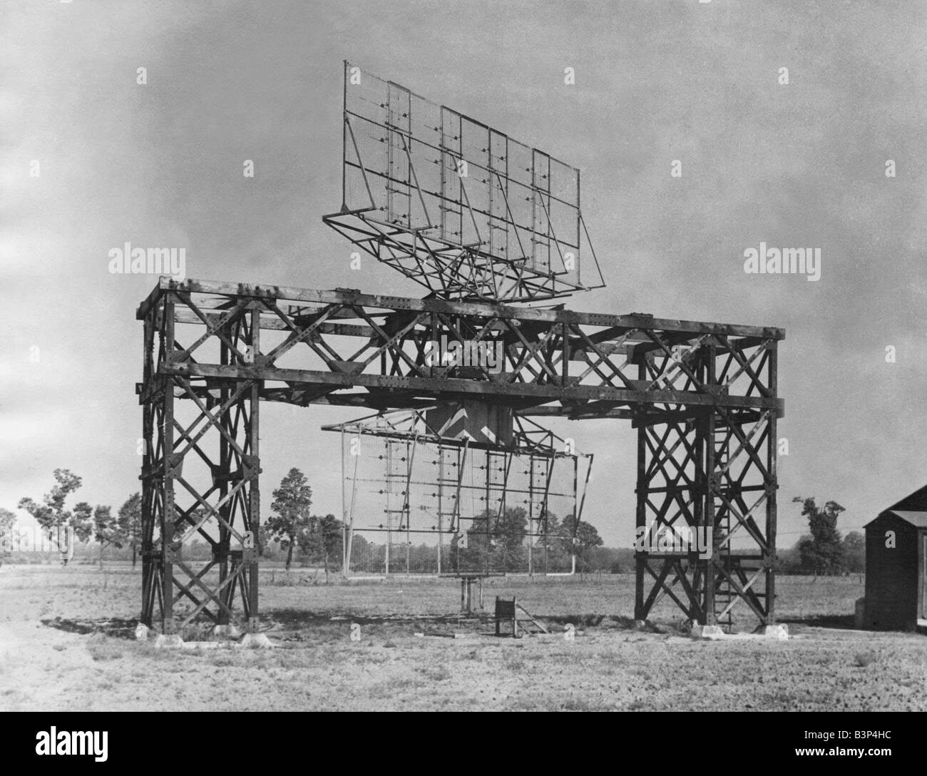 Stazione radar in Gran Bretagna Agosto 1945 Chain Home stazione bassa 1940s Foto Stock