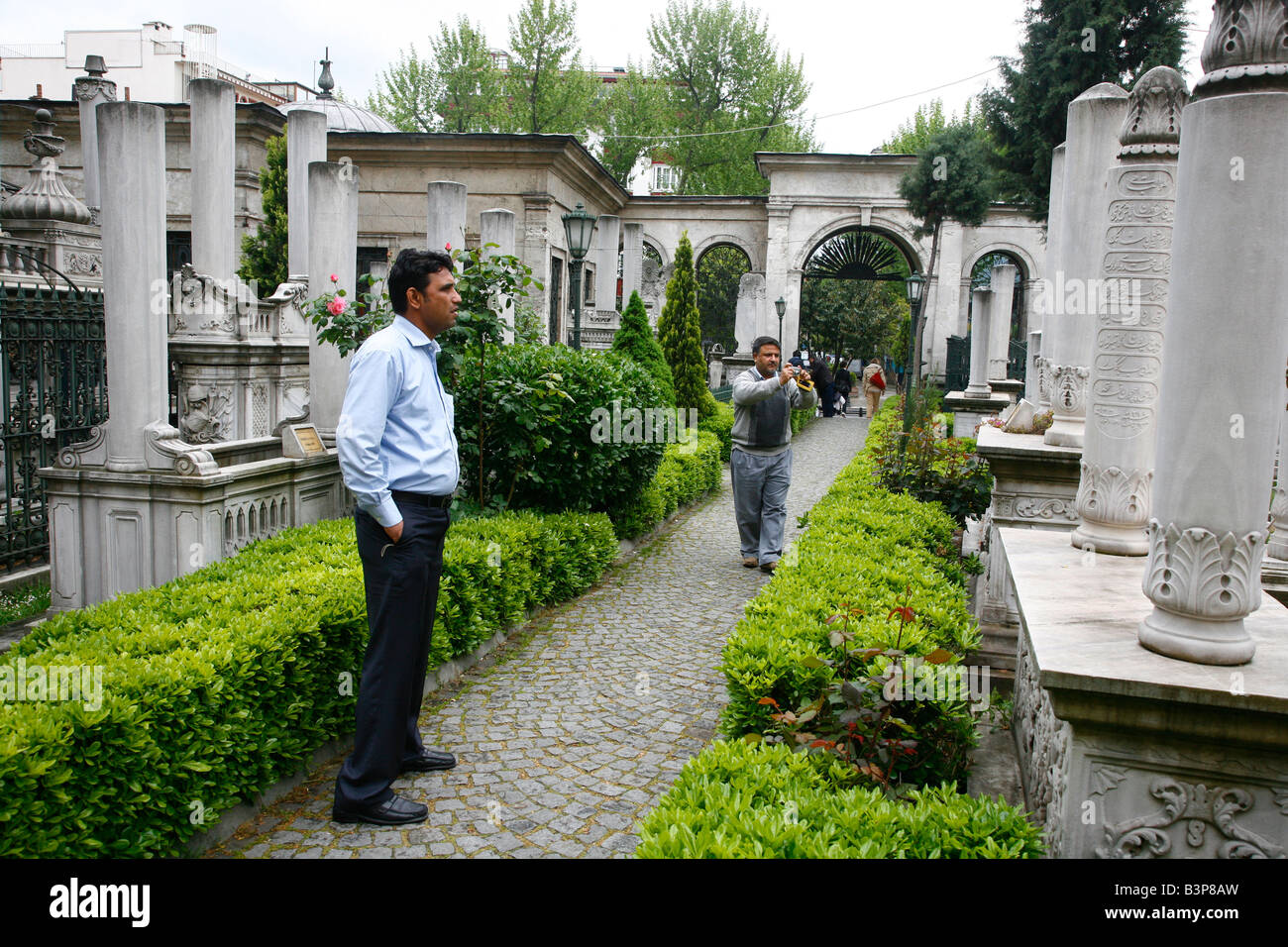 Maggio 2008 - le tombe di Sultan Mahmud II Istanbul Turchia Foto Stock