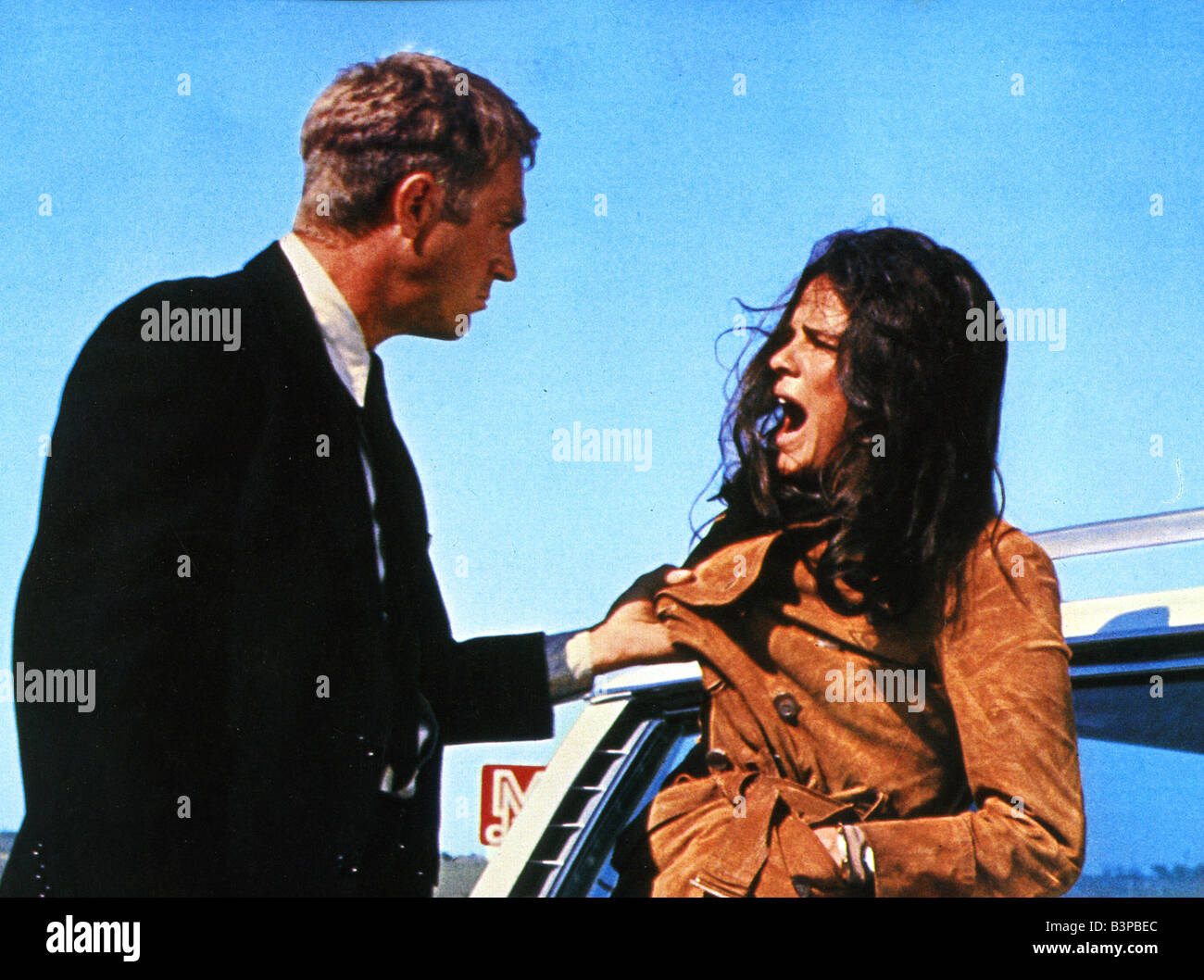 THE GETAWAY 1972 solare/primi artisti film con Steve McQueen e Ali MacGraw Foto Stock