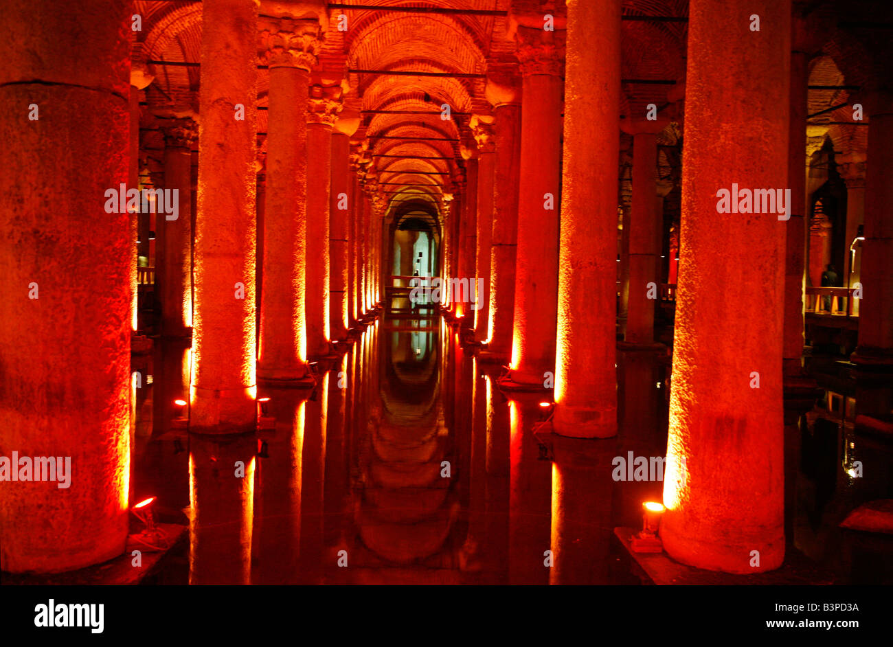 Maggio 2008 - La Basilica Cisterna Istanbul Turchia Foto Stock