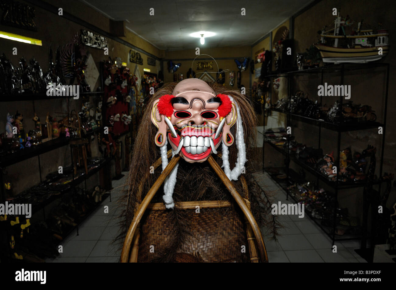 Maschera Balinese, Bali, Indonesia Foto Stock