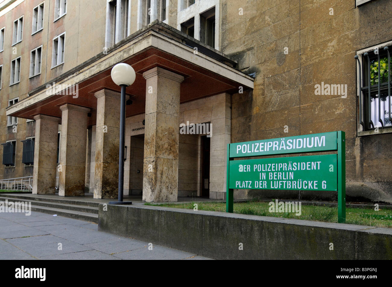 Ufficio del capo della polizia di Berlino in Germania, Europa Foto Stock