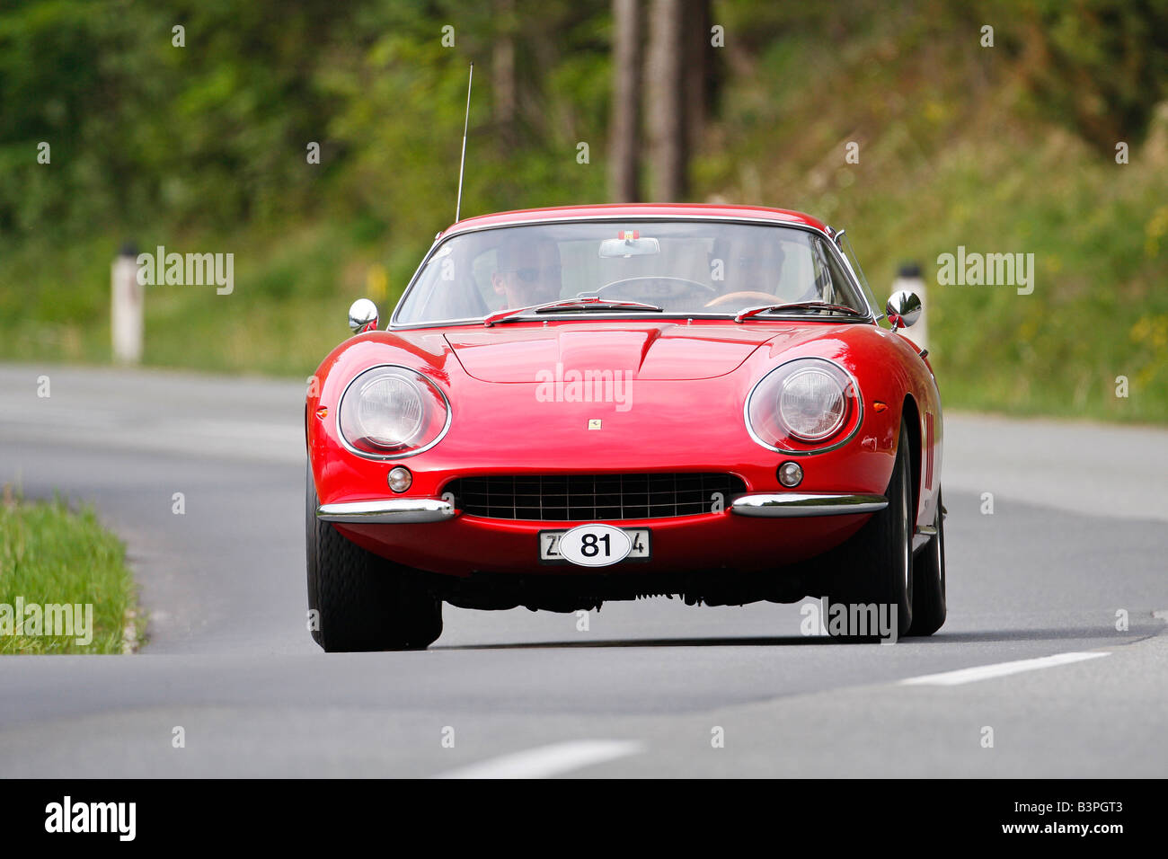 La Ferrari 275 GTB 2, costruito 1966, Vintage auto Rally Alpino 2008, Kitzbuehel Austria, Europa Foto Stock