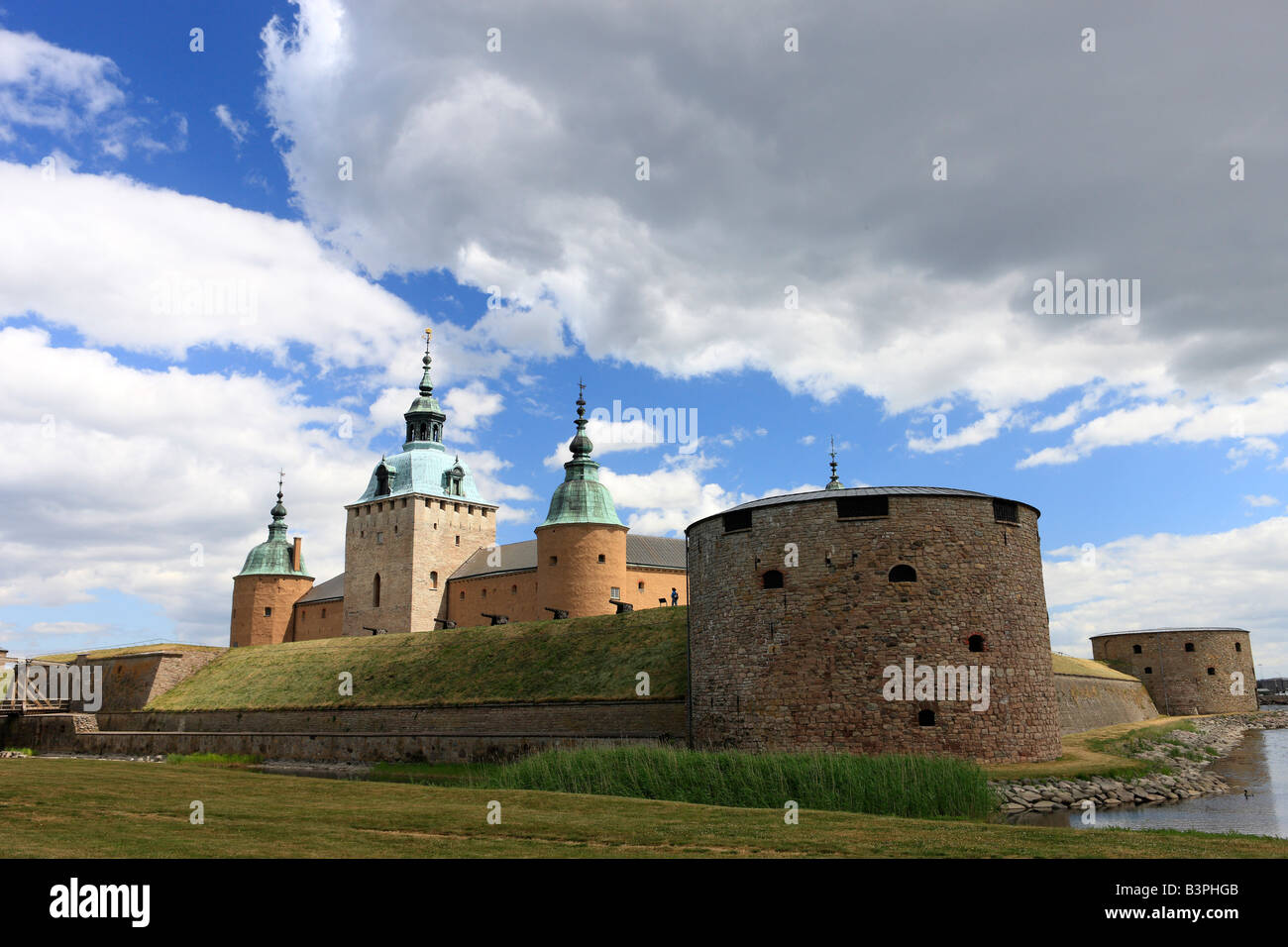 Il Castello di Kalmar, Kalmar, Oeland, contea di Kalmar, in Svezia, in Scandinavia, Europa Foto Stock