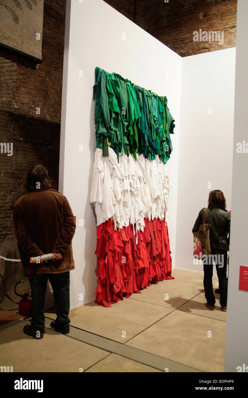 Per le esposizioni a Terme di Diocleziano a cura di Achille Bonito Oliva, Roma Fiera di Arte Contemporanea, Roma, lazio, Italy Foto Stock