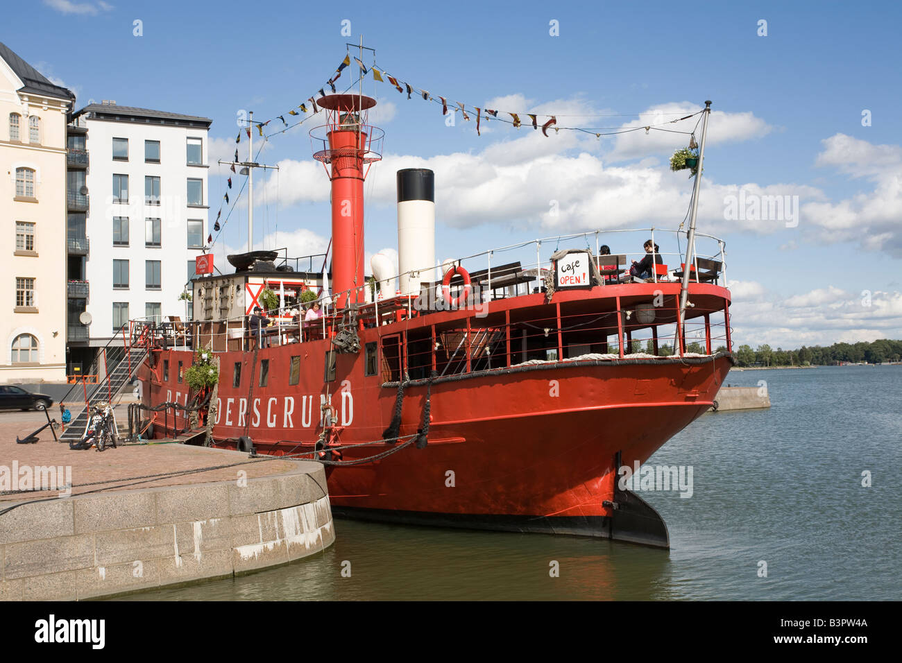 Red restaurant cafe nave Helsinki Finlandia Foto Stock